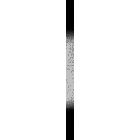 Observed counts at 0 degrees. Only the central eight detector columns contain observations. The transparent remainder is excluded.