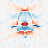 Recovered minus assigned reference, case2_limited_r0_scalar_poisson, scalar attenuation at 80 kev, axial (z = 0 mm)