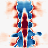 Recovered minus assigned reference, case2_sparse_r0_spectral_metric, bone fraction, coronal (y = 0 mm)